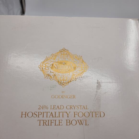 ShannoN Crystal by Godinger Lead Crystal Hospitality Pineapple Footed Bowl - Picture 16 of 16